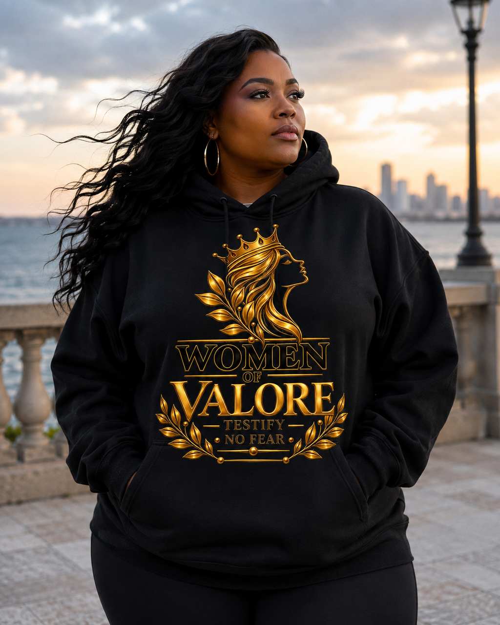 Women Of Valore Faith Hoodie- Testify No Fear